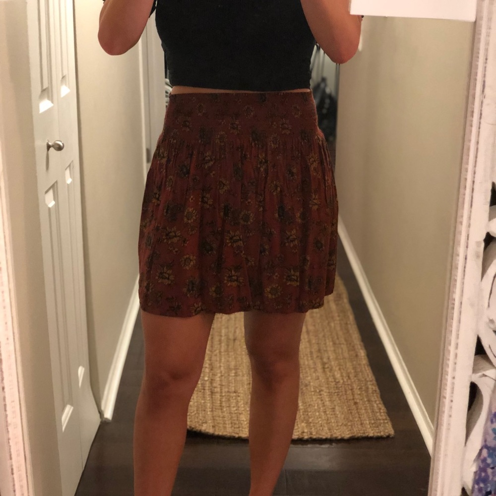 Sunflower Mini Skirt